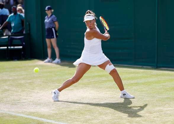 Sonja Zhiyenbayeva GER Girls Singles GS Tennis Wimbledon 2023 Grand Slam ITF ATP WTA AELTC London Great Britain 9 July 2023 Copyright: xJuergenxHasenkopfx