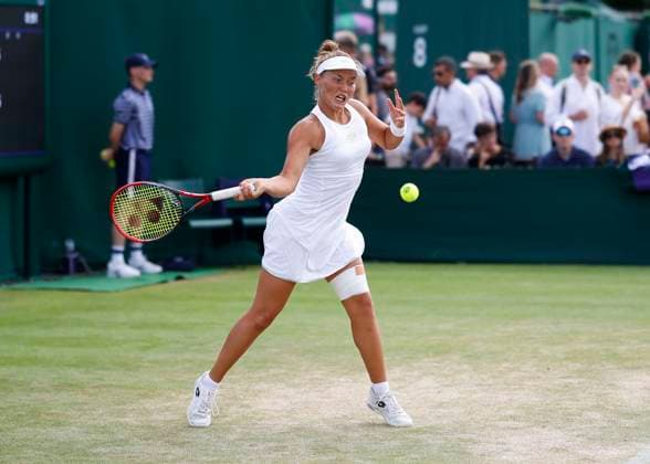 Sonja Zhiyenbayeva GER Girls Singles GS Tennis Wimbledon 2023 Grand Slam ITF ATP WTA AELTC London Great Britain 9 July 2023 Copyright: xJuergenxHasenkopfx