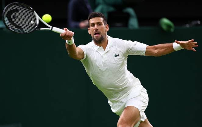 Tennis, Wimbledon, Day 7, Hubert Hurkacz - Novak Djokovic
