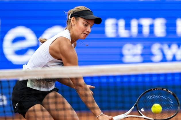 230710 Bella Bergkivst Larsson, Sweden, on day 1 of the WTA Nordea Open on July 10, 2023 in Bastad, Sweden  Copyright: MATHILDAxAHLBERG BB230710MA029