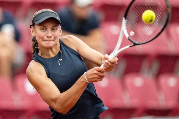 230710 Bella Bergkivst Larsson, Sweden, on day 1 of the WTA Nordea Open on July 10, 2023 in Bastad, Sweden  Copyright: MATHILDAxAHLBERG BB230710MA034