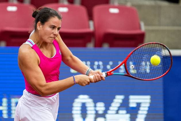 230710 Emma Navarro, USA, during day 1 of the WTA Nordea Open on July 10, 2023 in Bastad, Sweden  Copyright: MATHILDAxAHLBERG BB230710MA052