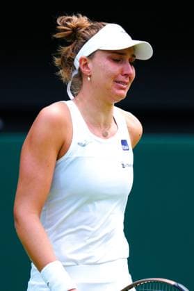 Mandatory Credit: Photo by Javier Garcia Shutterstock (14003748bj) Beatriz Haddad Maia upset after sustaining an injury and having to retire during her fourth round match Wimbledon Tennis Championships, Day 8, The All England Lawn Tennis and Croquet Club, London, UK - 10 Jul 2023 Wimbledon Tennis Championships, Day 8, The All England Lawn Tennis and Croquet Club, London, UK - 10 Jul 2023  Copyright: xJavierxGarcia Shutterstockx 14003748bj