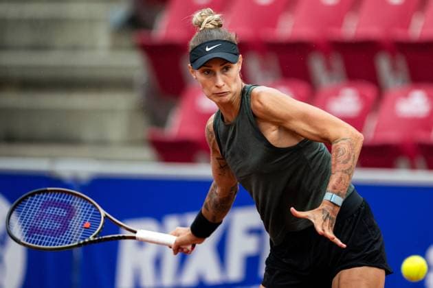 230710 Polona Hercog, Slovenia, during day 1 of the WTA Nordea Open on July 10, 2023 in Bastad, Sweden  Copyright: MATHILDAxAHLBERG BB230710MA074