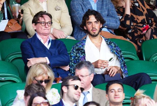Mandatory Credit: Photo by Javier Garcia Shutterstock (14003748bs) Hamish Bowles watching the action on Centre Court Wimbledon Tennis Championships, Day 8, The All England Lawn Tennis and Croquet Club, London, UK - 10 Jul 2023 Wimbledon Tennis Championships, Day 8, The All England Lawn Tennis and Croquet Club, London, UK - 10 Jul 2023  Copyright: xJavierxGarcia Shutterstockx 14003748bs