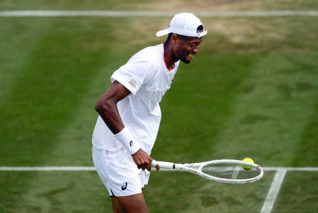 Mandatory Credit: Photo by Dave Shopland Shutterstock (14003750aw) Christopher Eubanks during his fourth round match Wimbledon Tennis Championships, Day 8, The All England Lawn Tennis and Croquet Club, London, UK - 10 Jul 2023 Wimbledon Tennis Championships, Day 8, The All England Lawn Tennis and Croquet Club, London, UK - 10 Jul 2023  Copyright: xDavexShopland Shutterstockx 14003750aw