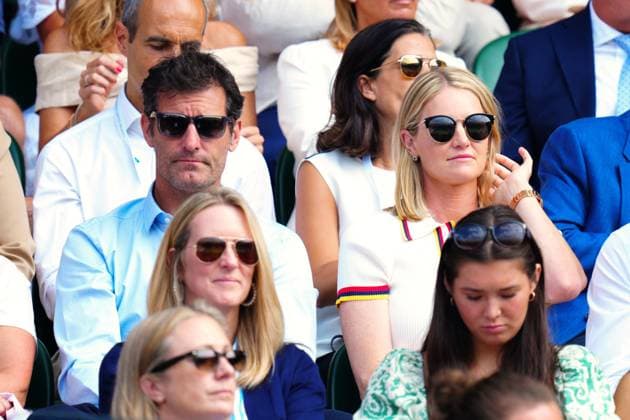 Mandatory Credit: Photo by Javier Garcia Shutterstock (14003748di) Mark Webber watching the action on Centre Court Wimbledon Tennis Championships, Day 8, The All England Lawn Tennis and Croquet Club, London, UK - 10 Jul 2023 Wimbledon Tennis Championships, Day 8, The All England Lawn Tennis and Croquet Club, London, UK - 10 Jul 2023  Copyright: xJavierxGarcia Shutterstockx 14003748di