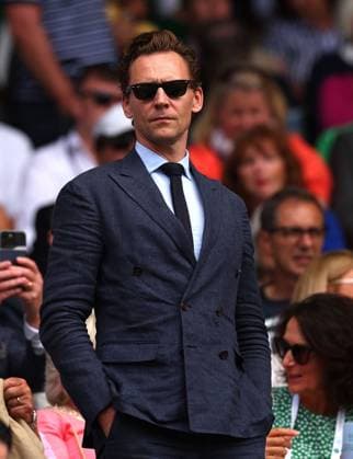 Mandatory Credit: Photo by Ella Ling Shutterstock (14003751cd) Tom Hiddleston watching the action on Centre Court Wimbledon Tennis Championships, Day 8, The All England Lawn Tennis and Croquet Club, London, UK - 10 Jul 2023 Wimbledon Tennis Championships, Day 8, The All England Lawn Tennis and Croquet Club, London, UK - 10 Jul 2023  Copyright: xEllaxLing Shutterstockx 14003751cd