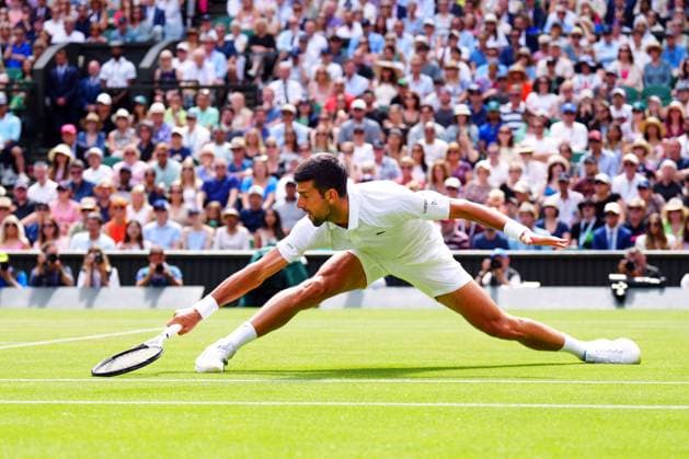 Mandatory Credit: Photo by Javier Garcia Shutterstock (14003748er) Novak Djokovic during his fourth round match Wimbledon Tennis Championships, Day 8, The All England Lawn Tennis and Croquet Club, London, UK - 10 Jul 2023 Wimbledon Tennis Championships, Day 8, The All England Lawn Tennis and Croquet Club, London, UK - 10 Jul 2023  Copyright: xJavierxGarcia Shutterstockx 14003748er