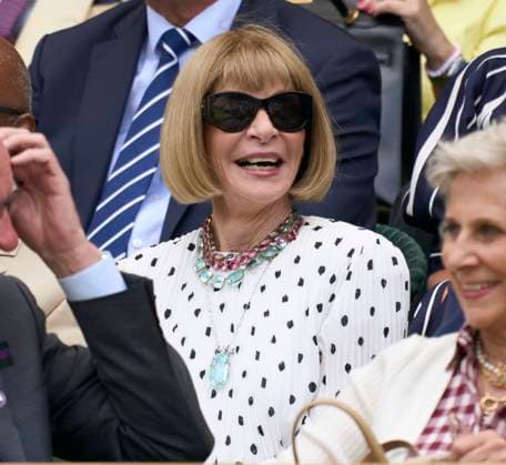 2023 Wimbledon Championships Dame Anna Wintour seen in the Royal box on Day 8 at the 2023 Wimbledon Championships at the All England Club, London, UK, 10 July 2023, Credit:Peter van den Berg Avalon United Kingdom, England, London, All England Lawn Tennis and Croquet Club  Copyright: xPeterxvanxdenxBergx xAvalonx 0788332582