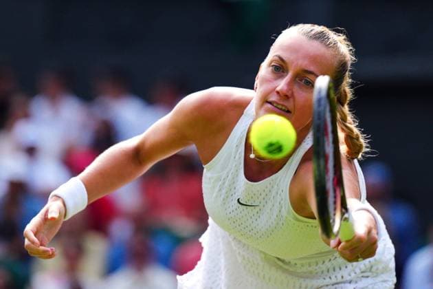 Mandatory Credit: Photo by Javier Garcia Shutterstock (14003748gg) Petra Kvitova during her fourth round match Wimbledon Tennis Championships, Day 8, The All England Lawn Tennis and Croquet Club, London, UK - 10 Jul 2023 Wimbledon Tennis Championships, Day 8, The All England Lawn Tennis and Croquet Club, London, UK - 10 Jul 2023  Copyright: xJavierxGarcia Shutterstockx 14003748gg