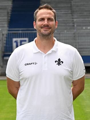 10 07 2023, xjhx, football 1 Bundesliga, SV Darmstadt 98 photo appointment season 2023 24 1 BL porträttermin 2023 2024 emspor, v l goalkeeper coach Dimo Wache SV Darmstadt 98 1 BL, porträttermin 2023 2024 DFL DFB REGULATES PROHIBIT ANY USE OF PHOTOGRAPHS as IMAGE SEQUENCES and or QUASI VIDEO Darmstadt