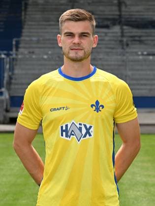 10 07 2023, xjhx, football 1 Bundesliga, SV Darmstadt 98 photo appointment season 2023 24 1 BL porträttermin 2023 2024 emspor, v l Morten Behrens SV Darmstadt 98 1 BL, porträttermin 2023 2024 DFL DFB REGULATES PROHIBIT ANY USE OF PHOTOGRAPHS as IMAGE SEQUENCES and or QUASI VIDEO Darmstadt