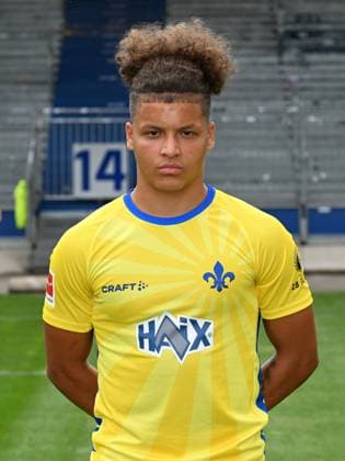10 07 2023, xjhx, football 1 Bundesliga, SV Darmstadt 98 photo appointment season 2023 24 1 BL porträttermin 2023 2024 emspor, v l Max Wendt SV Darmstadt 98 1 BL, porträttermin 2023 2024 DFL DFB REGULATIONS PROHIBIT ANY USE OF PHOTOGRAPHS as IMAGE SEQUENCES and or QUASI VIDEO Darmstadt