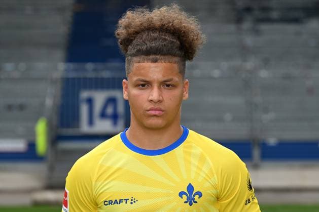 10 07 2023, xjhx, football 1 Bundesliga, SV Darmstadt 98 photo appointment season 2023 24 1 BL porträttermin 2023 2024 emspor, v l Max Wendt SV Darmstadt 98 1 BL, porträttermin 2023 2024 DFL DFB REGULATIONS PROHIBIT ANY USE OF PHOTOGRAPHS as IMAGE SEQUENCES and or QUASI VIDEO Darmstadt