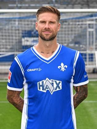 10 07 2023, xjhx, football 1 Bundesliga, SV Darmstadt 98 photo appointment season 2023 24 1 BL porträttermin 2023 2024 emspor, v l Tobias Kempe SV Darmstadt 98 1 BL, porträttermin 2023 2024 DFL DFB REGULATIONS PROHIBIT ANY USE OF PHOTOGRAPHS as IMAGE SEQUENCES and or QUASI VIDEO Darmstadt