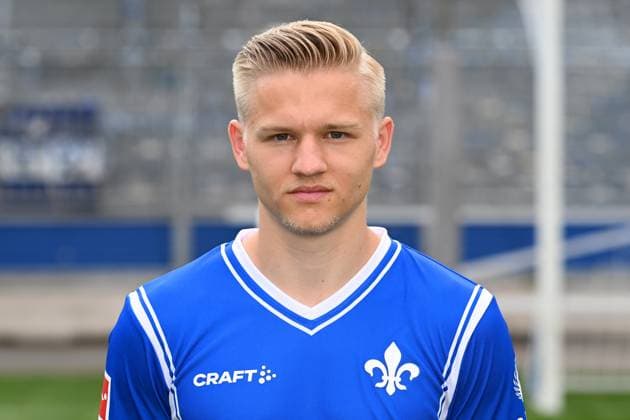 10 07 2023, xjhx, football 1 Bundesliga, SV Darmstadt 98 photo appointment season 2023 24 1 BL porträttermin 2023 2024 emspor, v l Andreas Mueller Müller SV Darmstadt 98 1 BL, porträttermin 2023 2024 DFL DFB REGULATIONS PROHIBIT ANY USE OF PHOTOGRAPHS as IMAGE SEQUENCES and or QUASI VIDEO Darmstadt
