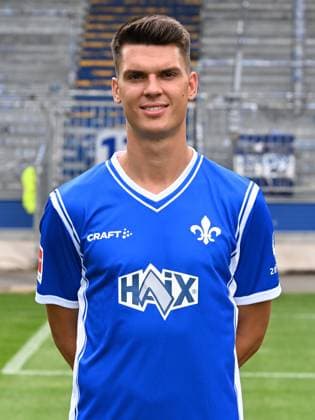 10 07 2023, xjhx, football 1 Bundesliga, SV Darmstadt 98 photo appointment season 2023 24 1 BL porträttermin 2023 2024 emspor, v l Mathias Honsak SV Darmstadt 98 1 BL, porträttermin 2023 2024 DFL DFB REGULATES PROHIBIT ANY USE OF PHOTOGRAPHS as IMAGE SEQUENCES and or QUASI VIDEO Darmstadt