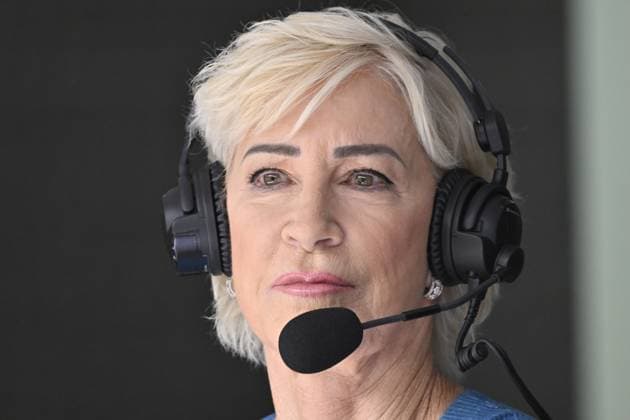 Tennis : Wimbledon 2023 - Angleterre - Chris Evert - Usa Tennis : Wimbledon 2023 - Angleterre- 10 07 23 ChrysleneCaillaud Panoramic  