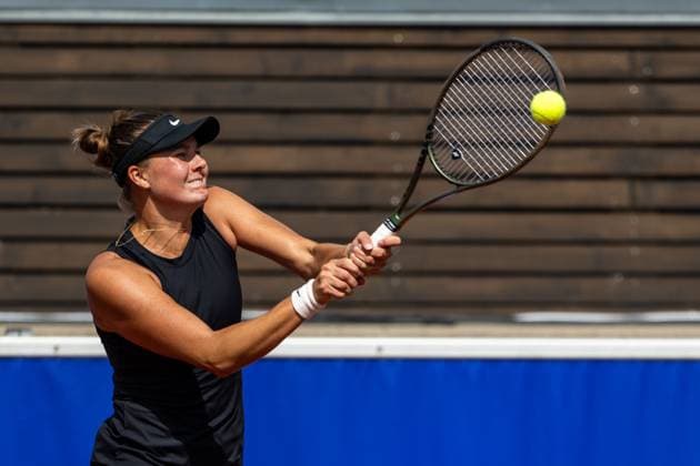 230711 Kajsa Rinaldo Persson, Sweden, on day 2 of the WTA Nordea Open on July 11, 2023 in Bastad, Sweden  Copyright: MATHILDAxAHLBERG BB230711MA002