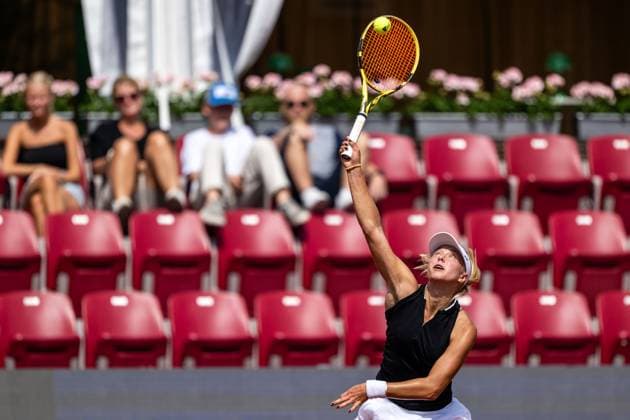 230711 Lisa Zaar, Sweden, on day 2 of the WTA Nordea Open on July 11, 2023 in Bastad, Sweden  Copyright: MATHILDAxAHLBERG BB230711MA015