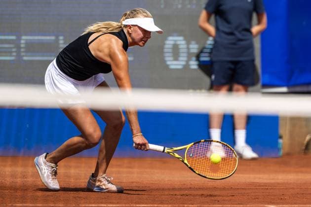 230711 Lisa Zaar, Sweden, on day 2 of the WTA Nordea Open on July 11, 2023 in Bastad, Sweden  Copyright: MATHILDAxAHLBERG BB230711MA020