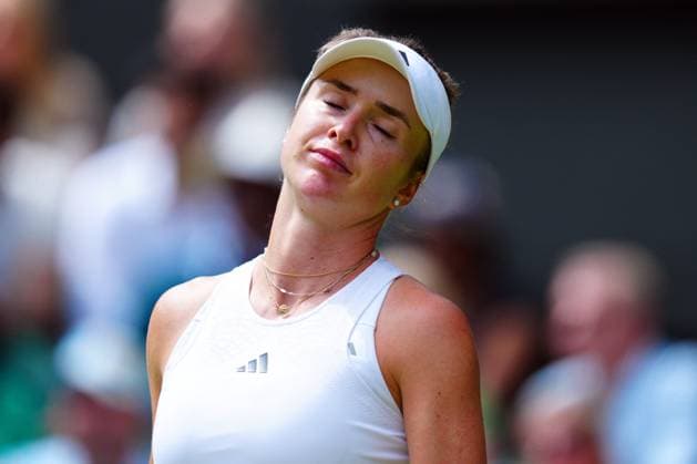 Mandatory Credit: Photo by Javier Garcia Shutterstock (14003753ah) Elina Svitolina during her quarter final match Wimbledon Tennis Championships, Day 9, The All England Lawn Tennis and Croquet Club, London, UK - 11 Jul 2023 Wimbledon Tennis Championships, Day 9, The All England Lawn Tennis and Croquet Club, London, UK - 11 Jul 2023  Copyright: xJavierxGarcia Shutterstockx 14003753ah