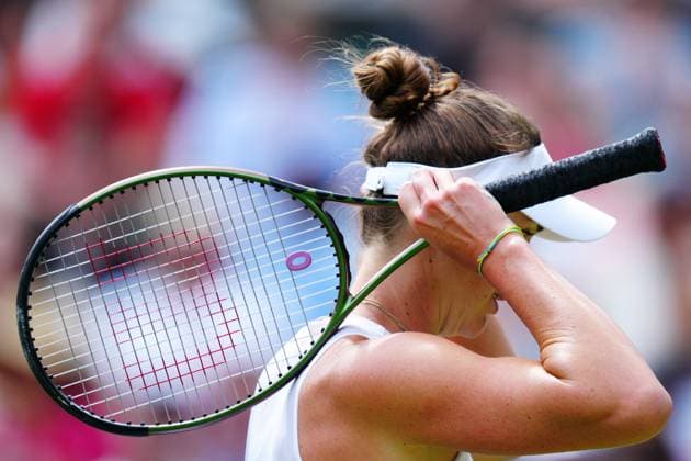 Mandatory Credit: Photo by Javier Garcia Shutterstock (14003753bo) Elina Svitolina during her quarter final match Wimbledon Tennis Championships, Day 9, The All England Lawn Tennis and Croquet Club, London, UK - 11 Jul 2023 Wimbledon Tennis Championships, Day 9, The All England Lawn Tennis and Croquet Club, London, UK - 11 Jul 2023  Copyright: xJavierxGarcia Shutterstockx 14003753bo
