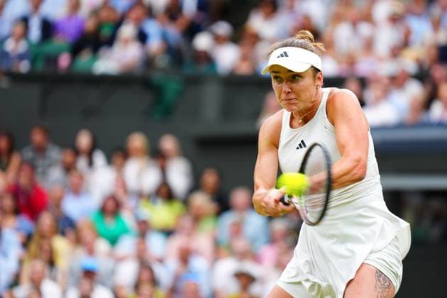 Mandatory Credit: Photo by Javier Garcia Shutterstock (14003753dl) Elina Svitolina during her quarter final match Wimbledon Tennis Championships, Day 9, The All England Lawn Tennis and Croquet Club, London, UK - 11 Jul 2023 Wimbledon Tennis Championships, Day 9, The All England Lawn Tennis and Croquet Club, London, UK - 11 Jul 2023  Copyright: xJavierxGarcia Shutterstockx 14003753dl