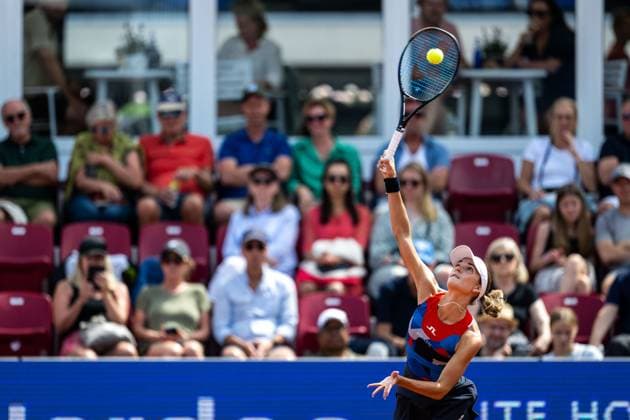 230711 Mirjam Björklund, Sweden, on day 2 of the WTA Nordea Open on July 11, 2023 in Bastad, Sweden  Copyright: MATHILDAxAHLBERG BB230711MA047
