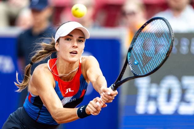 230711 Mirjam Björklund, Sweden, on day 2 of the WTA Nordea Open on July 11, 2023 in Bastad, Sweden  Copyright: MATHILDAxAHLBERG BB230711MA055