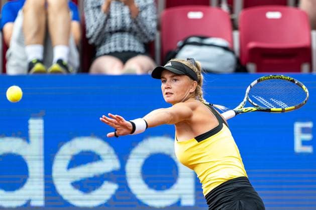 230711 Caijsa Hennemann, Sweden, on day 2 of the WTA Nordea Open on July 11, 2023 in Bastad, Sweden  Copyright: MATHILDAxAHLBERG BB230711MA102
