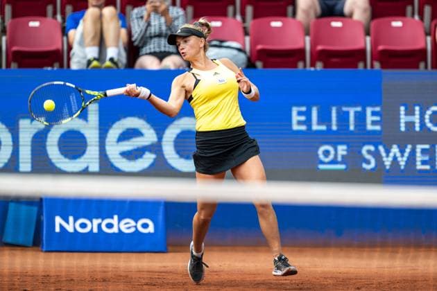 230711 Caijsa Hennemann, Sweden, on day 2 of the WTA Nordea Open on July 11, 2023 in Bastad, Sweden  Copyright: MATHILDAxAHLBERG BB230711MA103