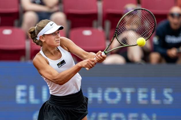 230711 Nellie Taraba Wallberg, Sweden, on day 2 of the WTA Nordea Open on July 11, 2023 in Bastad, Sweden  Copyright: MATHILDAxAHLBERG BB230711MA134