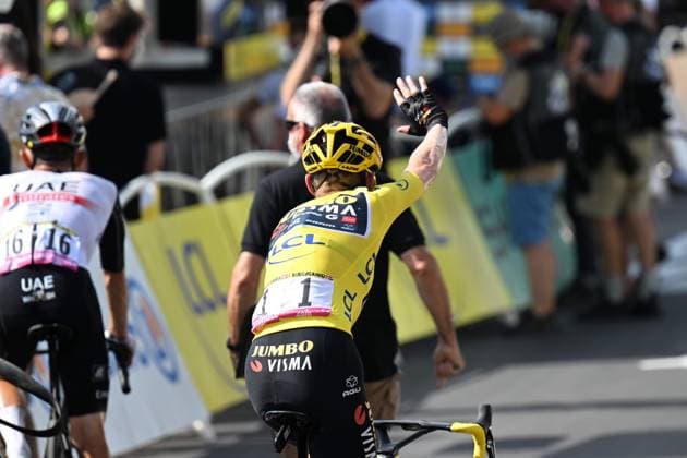 11-07-2023 Tour De France; Tappa 10 Vulcania - Issoire; 2023, Jumbo - Visma; Vingegaard, Jonas; Issoire; 