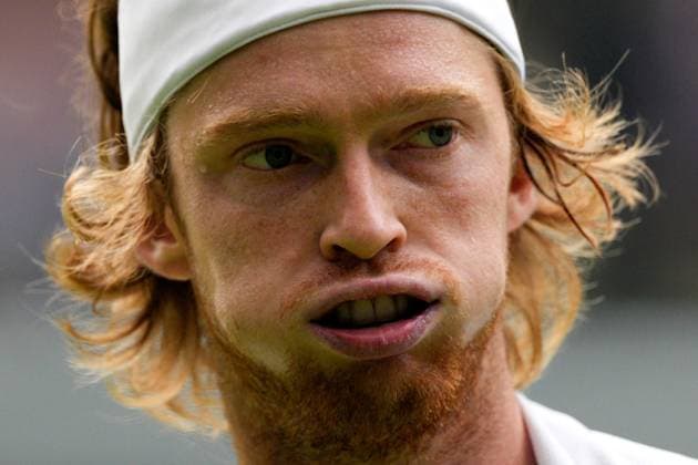 Mandatory Credit: Photo by Dave Shopland Shutterstock (14003757em) Andrey Rublev during his quarter final match Wimbledon Tennis Championships, Day 9, The All England Lawn Tennis and Croquet Club, London, UK - 11 Jul 2023 Wimbledon Tennis Championships, Day 9, The All England Lawn Tennis and Croquet Club, London, UK - 11 Jul 2023  Copyright: xDavexShopland Shutterstockx 14003757em