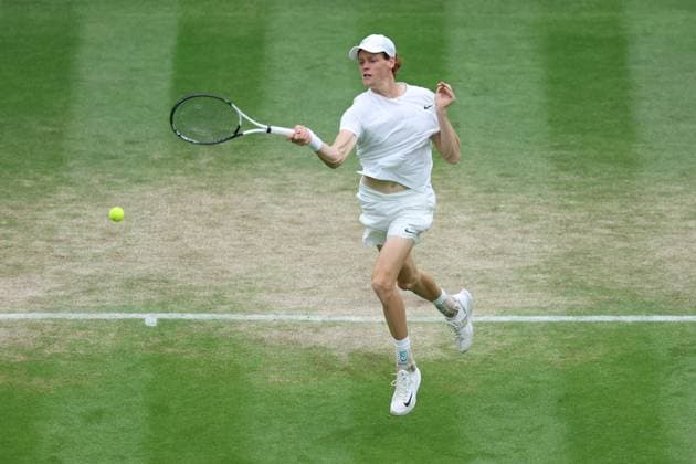 Jannik Sinner TENNIS : Wimbledon 2023 - 11 07 2023 AntoineCouvercelle Panoramic  