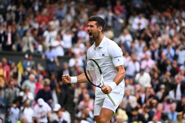 Wimbledon Championships Day 9 Novak Djokovic (SRB) plays his quarter final round match at the 2023 Wimbledon Championships at the AELTC in London, UK on July 11, 2023. Photo by Corinne Dubreuil ABACAPRESS.COM London United Kingdom  Copyright: xDubreuilxCorinne ABACAx 860363_073 DubreuilxCorinne ABACAx 860363_073
