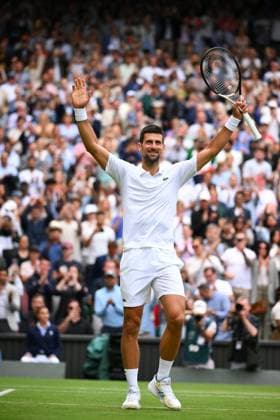 Wimbledon Championships Day 9 Novak Djokovic (SRB) plays his quarter final round match at the 2023 Wimbledon Championships at the AELTC in London, UK on July 11, 2023. Photo by Corinne Dubreuil ABACAPRESS.COM London United Kingdom  Copyright: xDubreuilxCorinne ABACAx 860363_085 DubreuilxCorinne ABACAx 860363_085