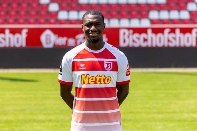11 07 2023, Football, GER, Season, 3 Liga, Porträttermin 2023 2024, SSV Jahn Regensburg Agyemang Diawusie SSV Jahn Regensburg 3 Liga, Porträttermin 2023 2024, DFL REGULATES PROHIBIT ANY USE OF PHOTOGRAPHS AS IMAGE SEQUENCES AND OR QUASI VIDEO