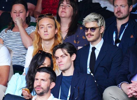 Mandatory Credit: Photo by Javier Garcia Shutterstock (14006839aq) Harris Reed watching the action on Centre Court Wimbledon Tennis Championships, Day 10, The All England Lawn Tennis and Croquet Club, London, UK - 12 Jul 2023 Wimbledon Tennis Championships, Day 10, The All England Lawn Tennis and Croquet Club, London, UK - 12 Jul 2023  Copyright: xJavierxGarcia Shutterstockx 14006839aq