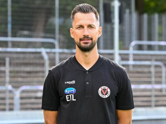 Florian Braband Viktoria Koeln, Athletics Coach Viktoria Koeln, Football, 3 Liga, Portraettermin 2023 24, 12 07 2023 DFB DFL Regulations prohibit any use of Photographs as image sequences and or quasi video X, Viktoria Koeln, Football, 3 Liga, Portraettermin 2023 2024, 12 07 2023 Köln Copyright: xEibner-Pressefoto ThomasxHaeslerx EP_EER