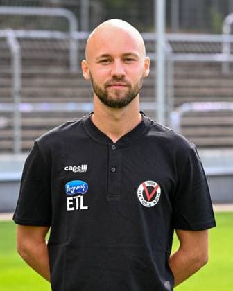 Dean Woodburn Viktoria Koeln, Uebergangstrainer Viktoria Koeln, Football, 3 Liga, Portraettermin 2023 24, 12 07 2023 DFB DFL Regulations prohibit any use of Photographs as image sequences and or quasi video X, Viktoria Koeln, Football, 3 Liga, Portraettermin 2023 2024, 12 07 2023 Köln Copyright: xEibner-Pressefoto ThomasxHaeslerx EP_EER