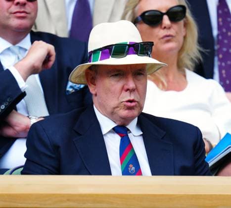 Mandatory Credit: Photo by Javier Garcia Shutterstock (14006839bx) Prince Albert in the Royal Box on Centre Court Wimbledon Tennis Championships, Day 10, The All England Lawn Tennis and Croquet Club, London, UK - 12 Jul 2023 Wimbledon Tennis Championships, Day 10, The All England Lawn Tennis and Croquet Club, London, UK - 12 Jul 2023  Copyright: xJavierxGarcia Shutterstockx 14006839bx