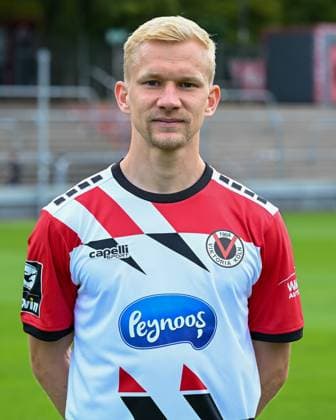 Bryan Henning Viktoria Koeln, 19 Viktoria Koeln, Football, 3 Liga, Portraettermin 2023 24, 12 07 2023 DFB DFL Regulations prohibit any use of Photographs as image sequences and or quasi video X, Viktoria Koeln, Football, 3 Liga, Portraettermin 2023 2024, 12 07 2023 Cologne Copyright: xEibner-Pressefoto ThomasxHaeslerx EP_EER