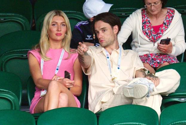 Mandatory Credit: Photo by Javier Garcia Shutterstock (14006839dx) Liam Payne and Kate Cassidy watching the action on Centre Court Wimbledon Tennis Championships, Day 10, The All England Lawn Tennis and Croquet Club, London, UK - 12 Jul 2023 Wimbledon Tennis Championships, Day 10, The All England Lawn Tennis and Croquet Club, London, UK - 12 Jul 2023  Copyright: xJavierxGarcia Shutterstockx 14006839dx