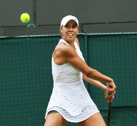 TENNIS - Wimbledon 2023 LONDON,ENGLAND,12.JUL.23 - TENNIS - WTA, Tennis Damen World Tour, Wimbledon, Grand Slam. Image shows Madison Keys (USA).  GEPAxpictures xAlanxGrieves