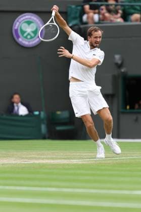Daniil Medvedev TENNIS : Wimbledon 2023 - 12 07 2023 AntoineCouvercelle Panoramic  
