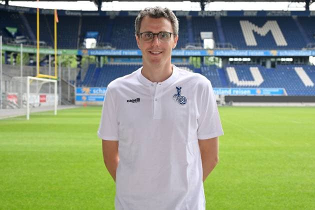 Dr Robert Roenick MSV Duisburg 3 league, portrait date 2023 2024 Duisburg Schauinsland Reisen Arena North Rhine Westphalia Germany Team2