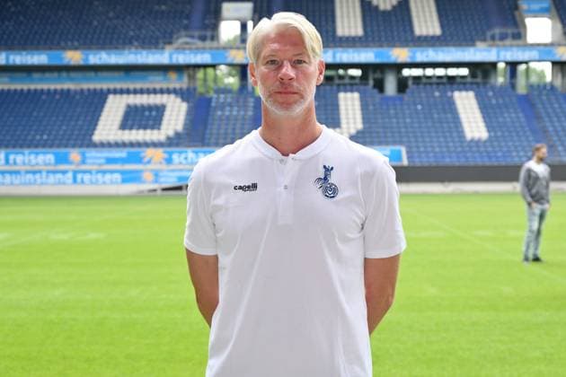 Goalkeeper coach Sven Beuckert MSV Duisburg 3 league, portrait date 2023 2024 Duisburg Schauinsland Reisen Arena North Rhine Westphalia Germany Team2